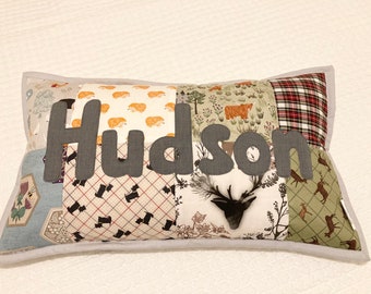 Handmade patchwork cushion cover Handmade by Mum&me