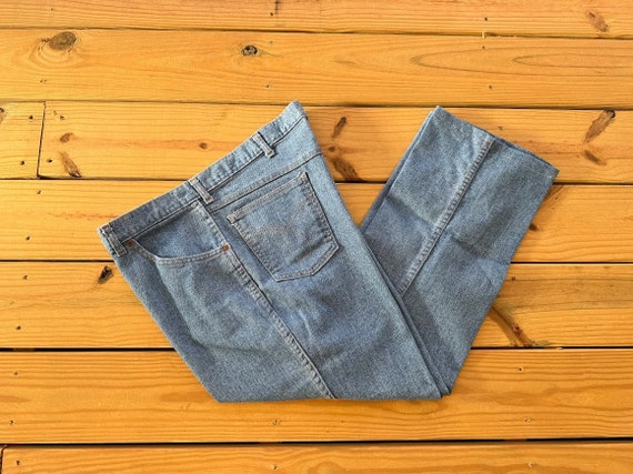 1990s Mens Blue Denim Jeans Size 40 x 26 Vintage … - image 1