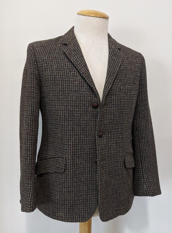 Vintage 1950's 50's Men's Harris Tweed Suit Jacket