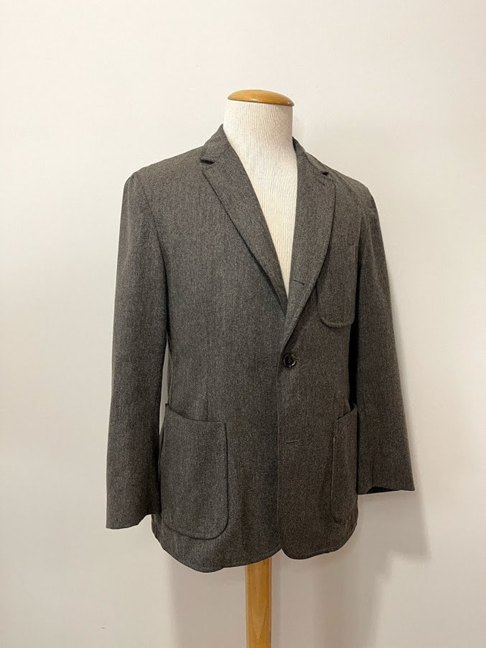 Vintage Men's Hugo Boss Wool Suit Jacket Vintage Hugo Boss | Etsy