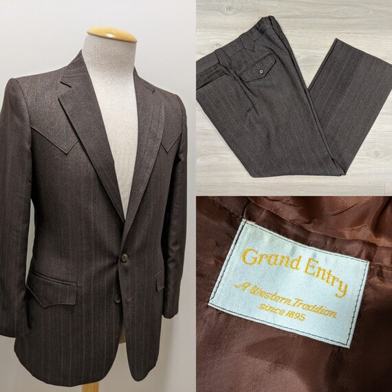 Vintage 1970's Men's Suit Western Suit Cowboy Suit