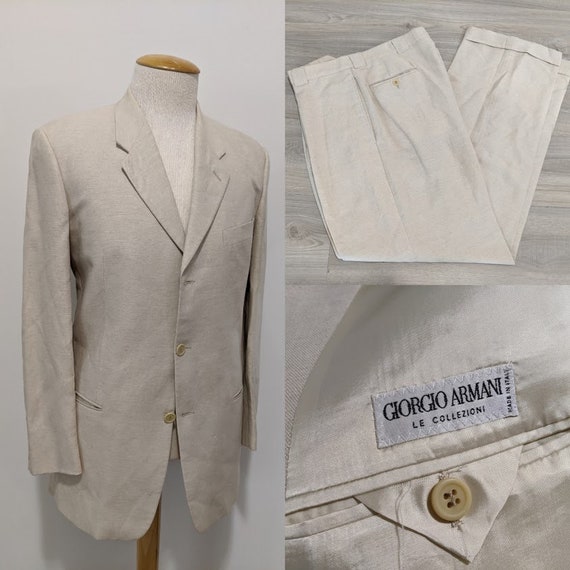 Custom Bespoke Men's Giorgio Armani Suit Armani Tw