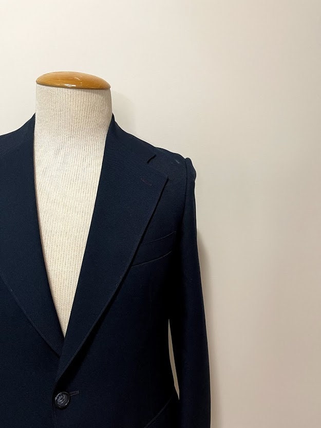 Vintage 1970's Men's Blue Polyester Two-Piece Suit | Etsy