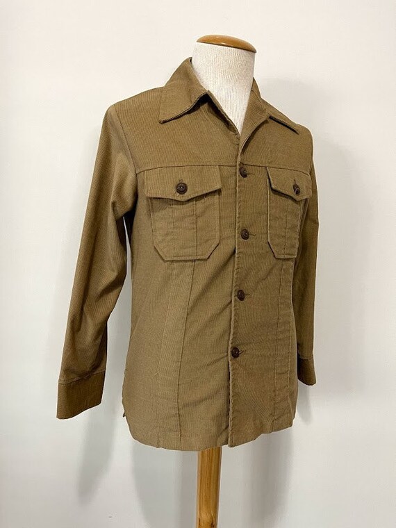 Vintage 1970's Men's Corduroy Leisure Suit Jacket