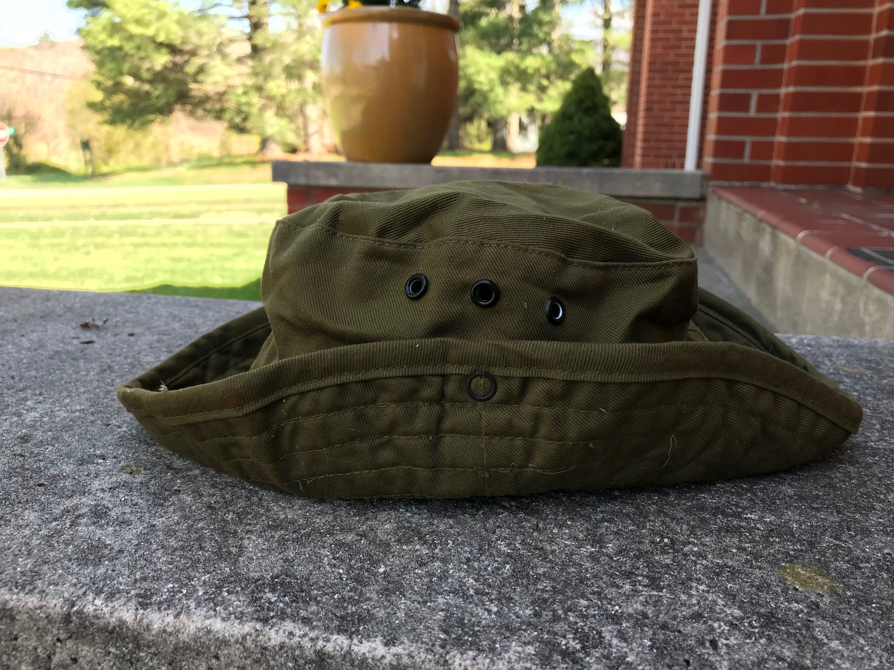 Israeli IDF Boonie Hat Israel Jerusalem Sun Hat Militaria Military 