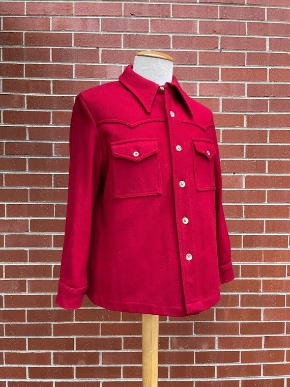 Western style deals wool jacket