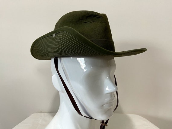 Vintage 1960's Military Hat Green Berets Hat Vietn