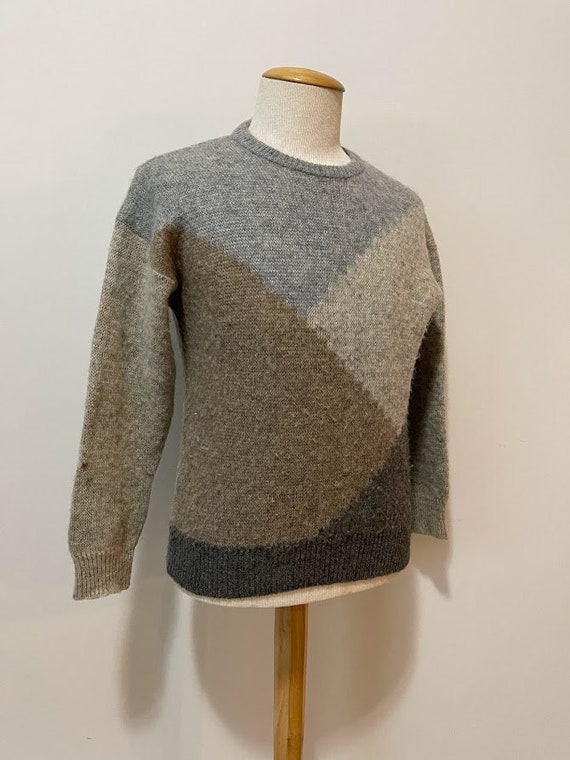 Men vintage sweater 80s - Gem