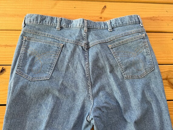 1990s Mens Blue Denim Jeans Size 40 x 26 Vintage … - image 3