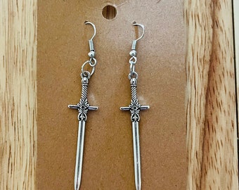 Sword Earrings