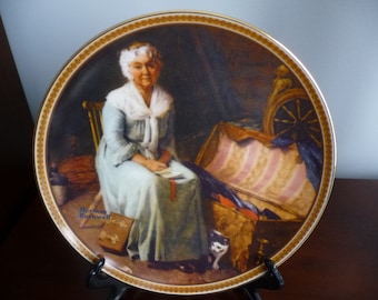 Vintage Norman Rockwell Plate