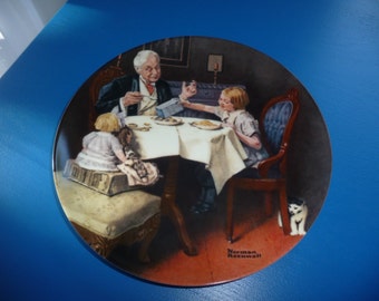 1984 Norman Rockwell Plate