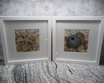 A Pair of Sea Shell Frames