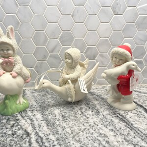 3 Department 56 Snowbabies