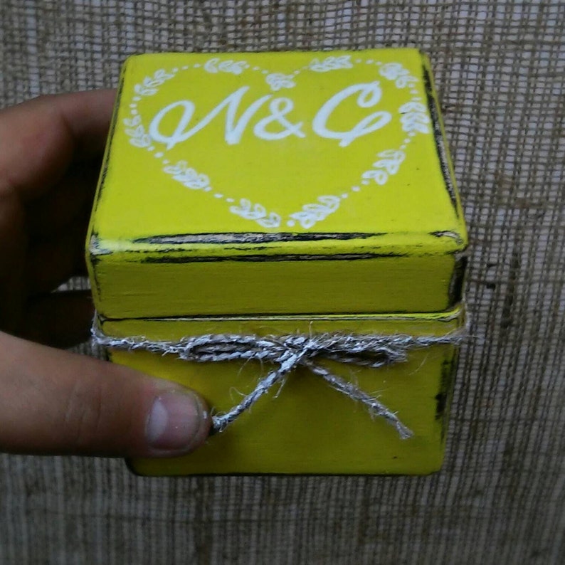 Custom Wooden ring holder Engagement Ring Box Rustic Wedding Ring Box Wedding Ring Pillow Personalized Jewelry Box Ring bearer box