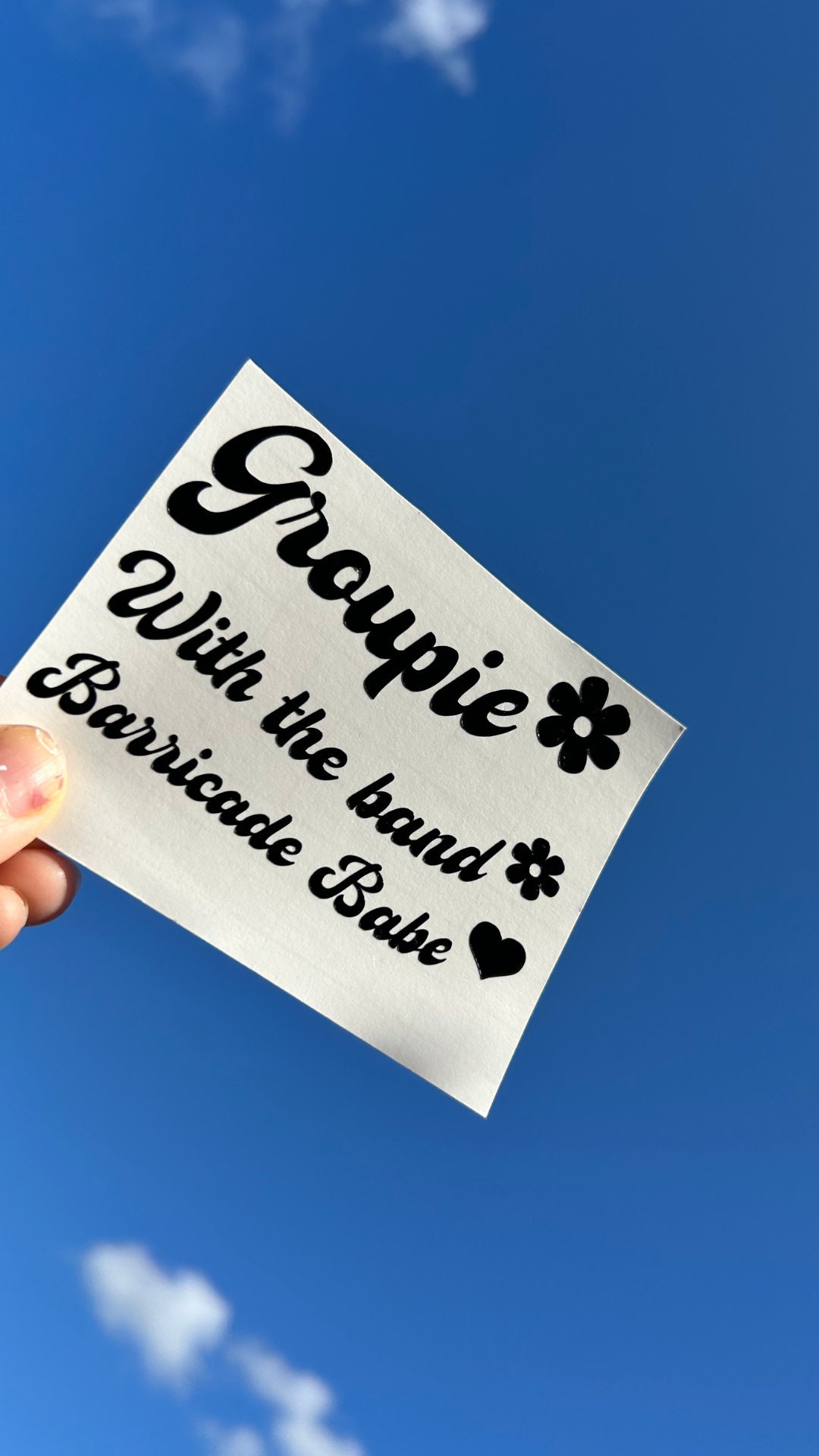 Concert Decal Car Mirror Sticker Pack, With the Band, Groupie ...