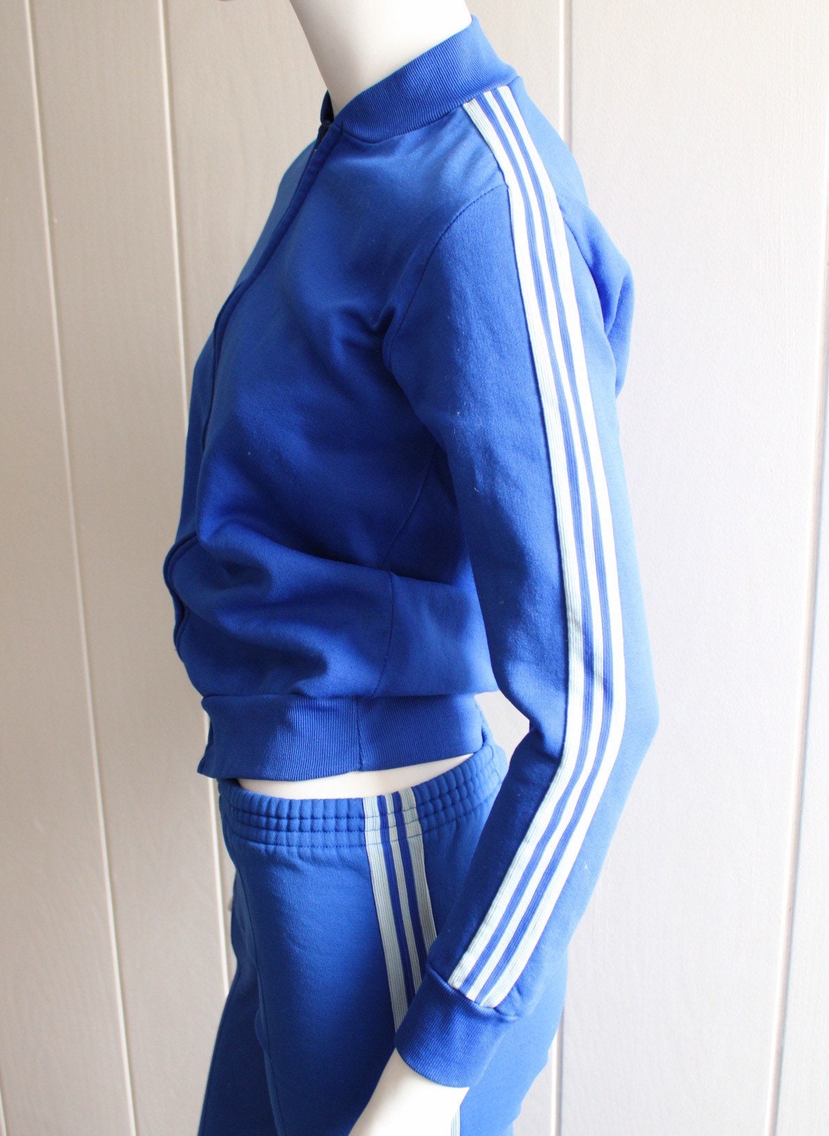 blue velour adidas tracksuit