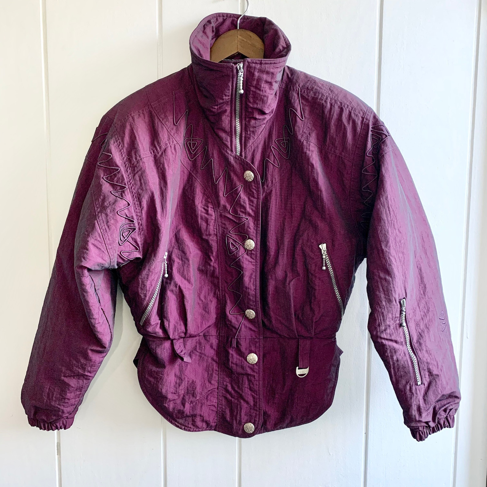 1990s Vintage NILS Ski Parka Jacket Iridescent Plum | Etsy