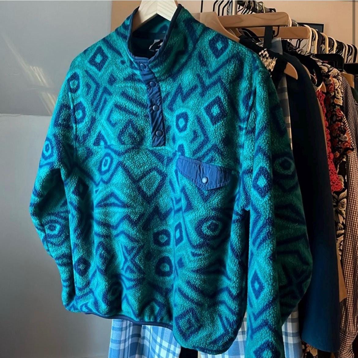 90s Geometric Jacket - Etsy 90s Geometric Jacket - Etsy