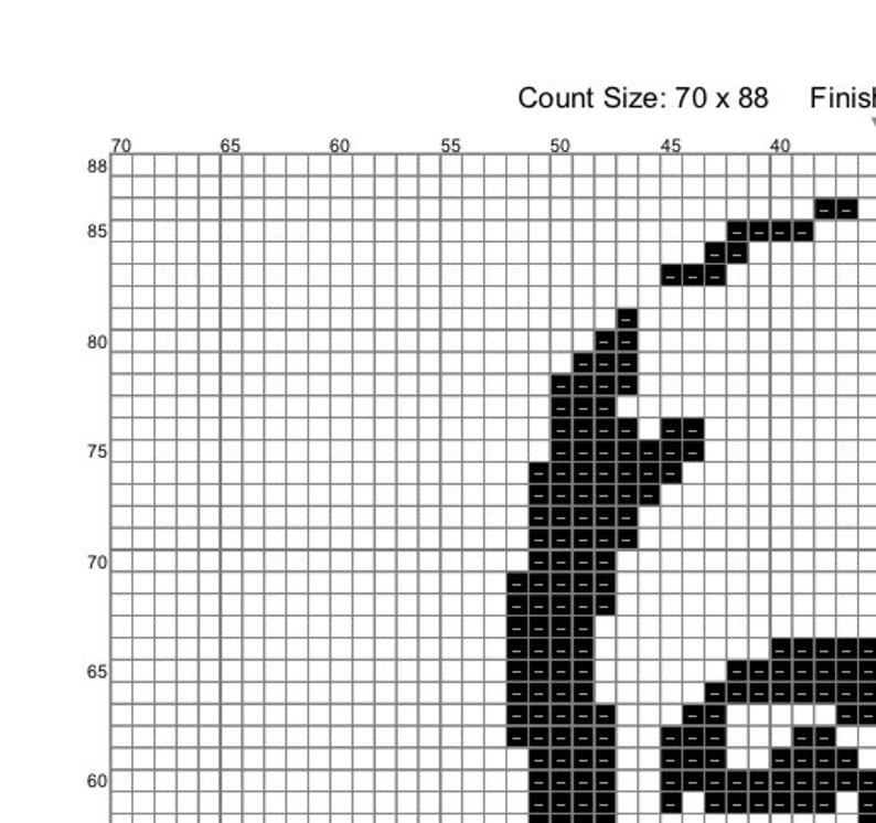 Edgar Allan Poe Cross Stitch Pattern Horror Chart image 3