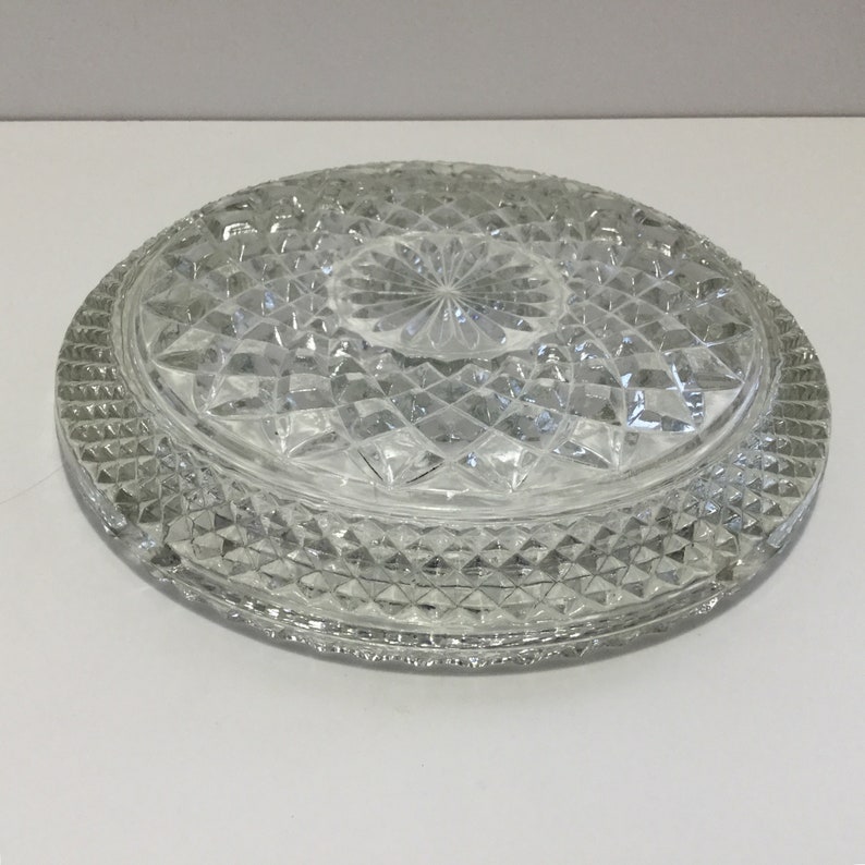 Vintage USA Wexford Ashtray Large Glass Ashtray Barware Partyware Collectible Tobacciana