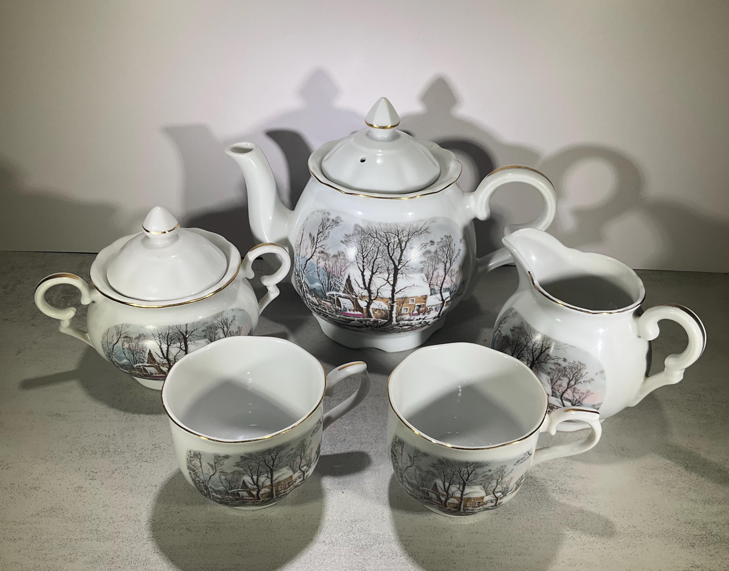 Avon 1977 Tea Set - Etsy