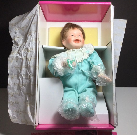 New Ashton Drake my First Tooth Doll 1991 Porcelain Vintage