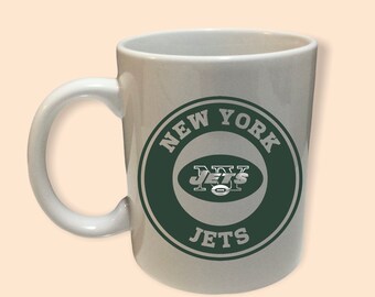20-Ounce Tree-Free Greetings XM28129 Jets Football Fan Artful Jumbo Mug 20-Ounce Tree-Free Greetings XM28129 Jets Football Fan Artful Jumbo Mug