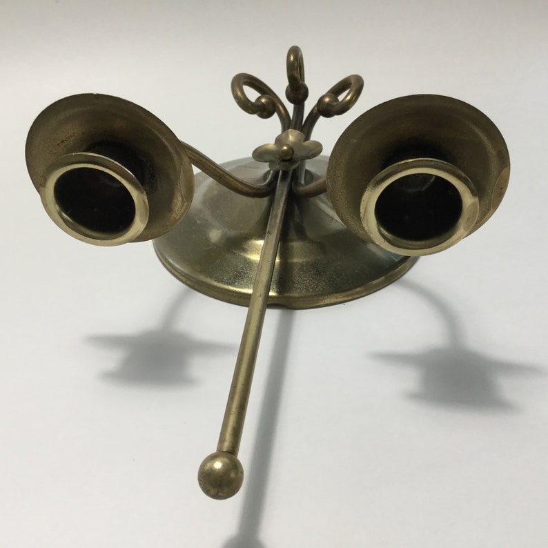 Brass Wall Candlestick Candle Holder Taper Candle Solid Brass Cabin Home Decor Country Home Vintage
