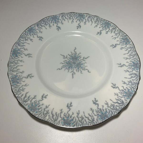 Coal Port “Sincerity “ Dinner Plate, Scalloped Edges England Formal Dining Rare Vintage Dishes