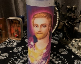 St Germain novena candle