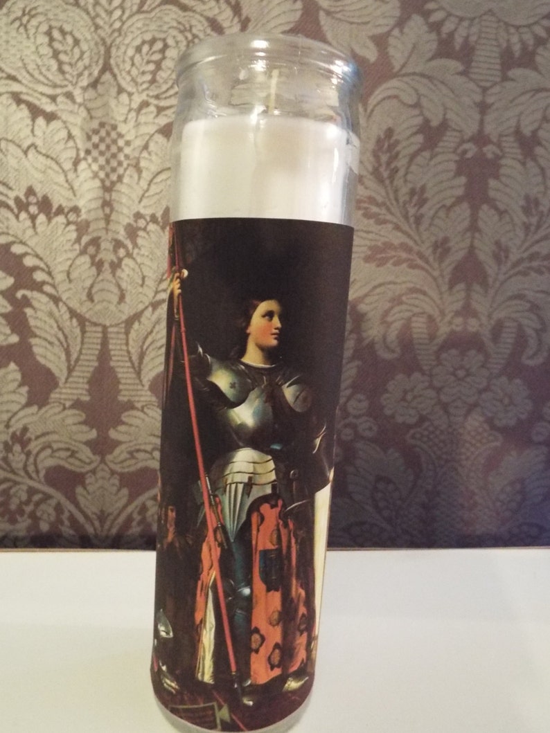 St. Joan of Arc 7 Day Novena Candle Etsy