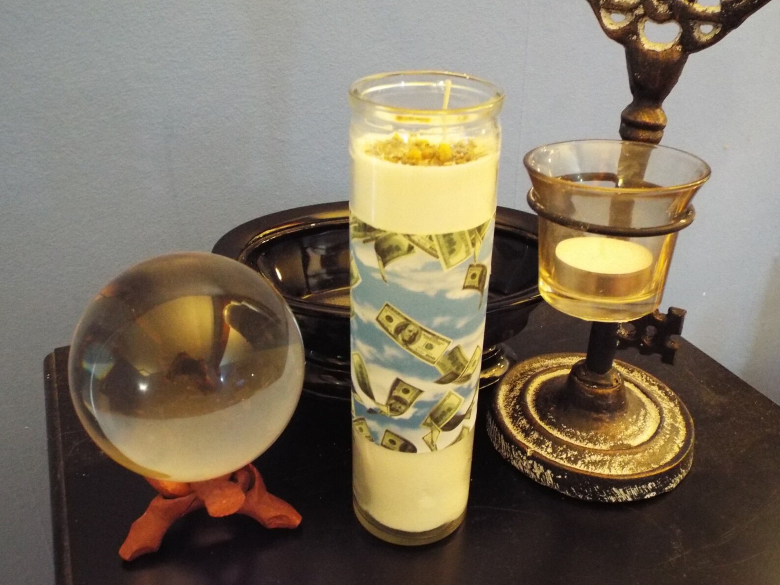 Money 7 day Novena Candle Etsy
