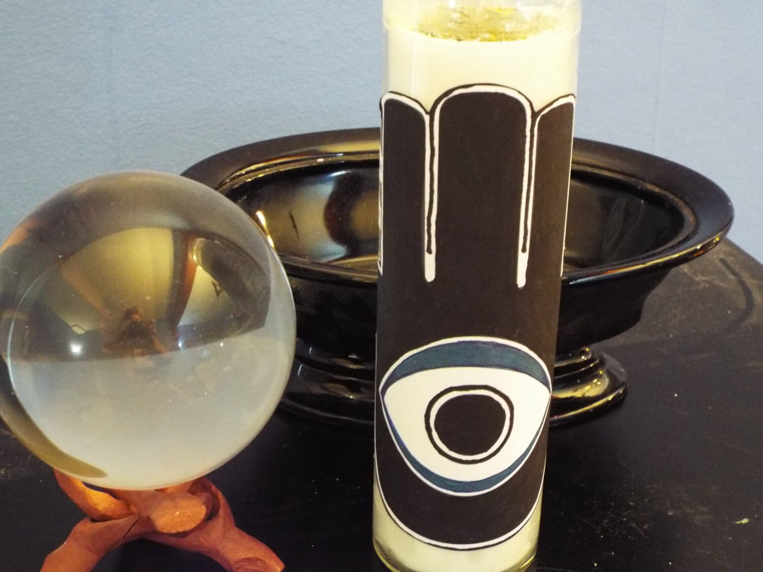 Evil Eye Protection 7 Day Candle Etsy