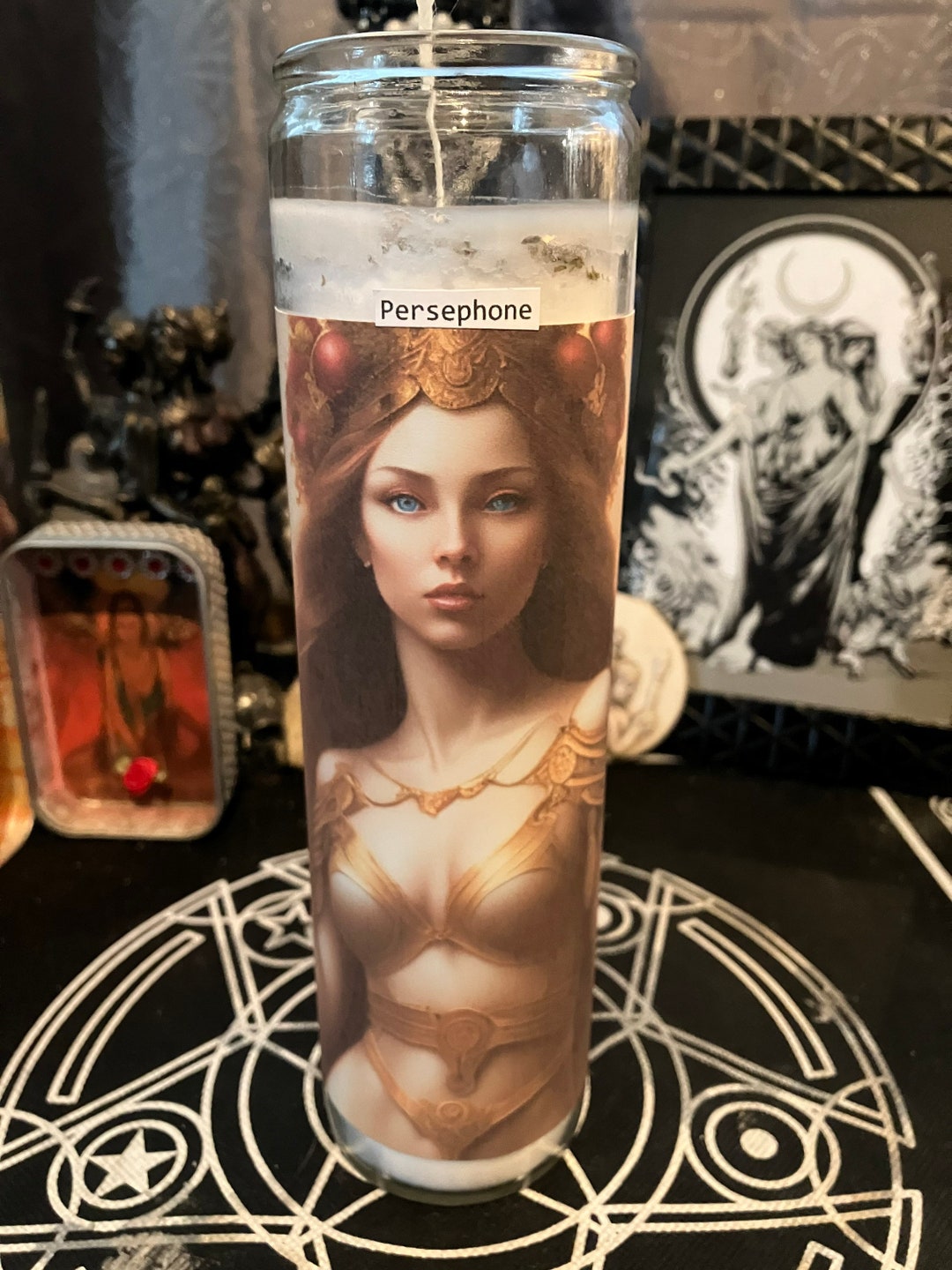 Persephone 7 Day Novena Candle Etsy