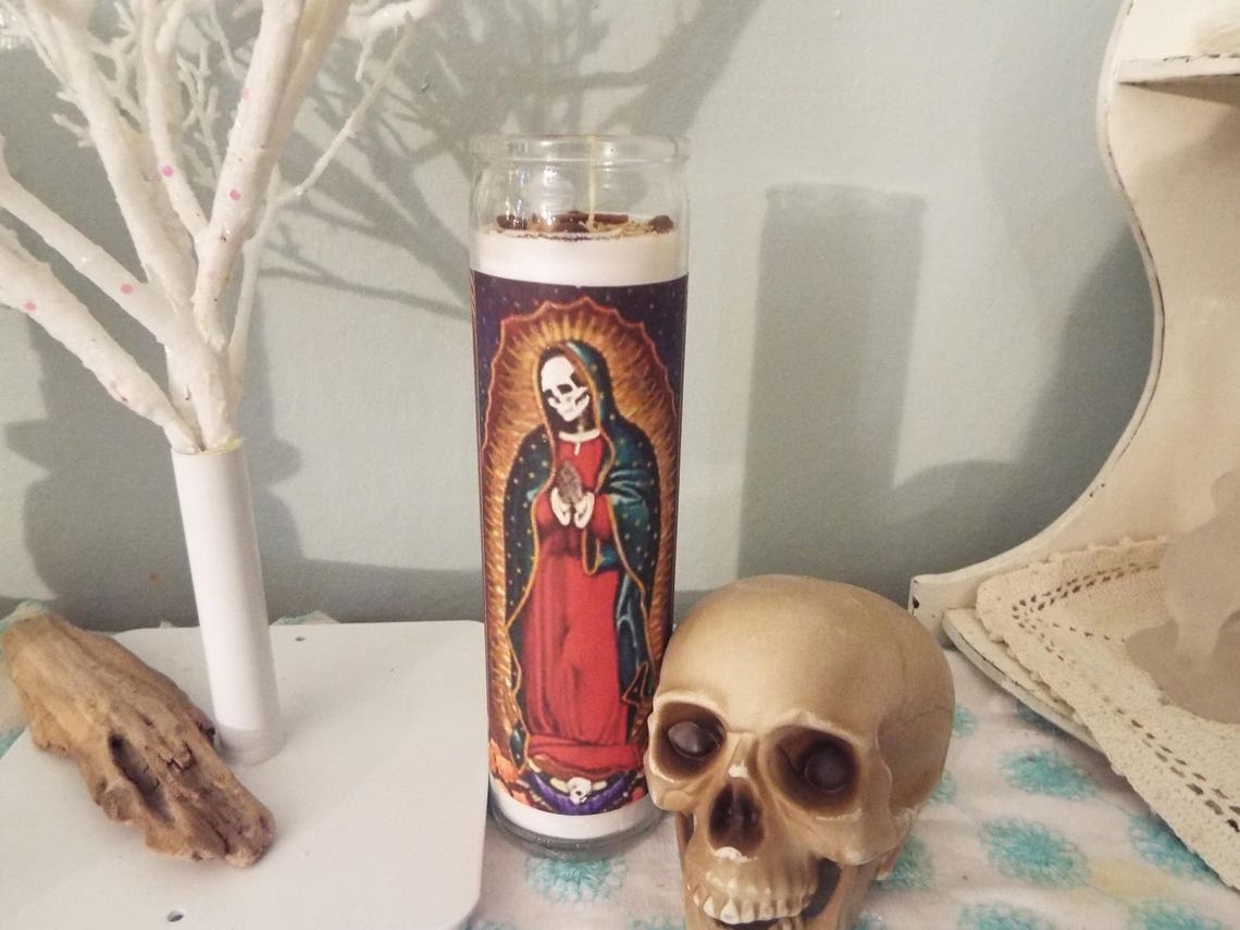 Santa Muerte 7 Day Novena Candle Etsy