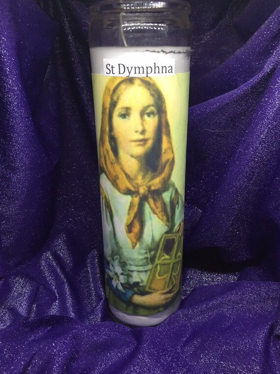 St Dymphna 7 day novena candle