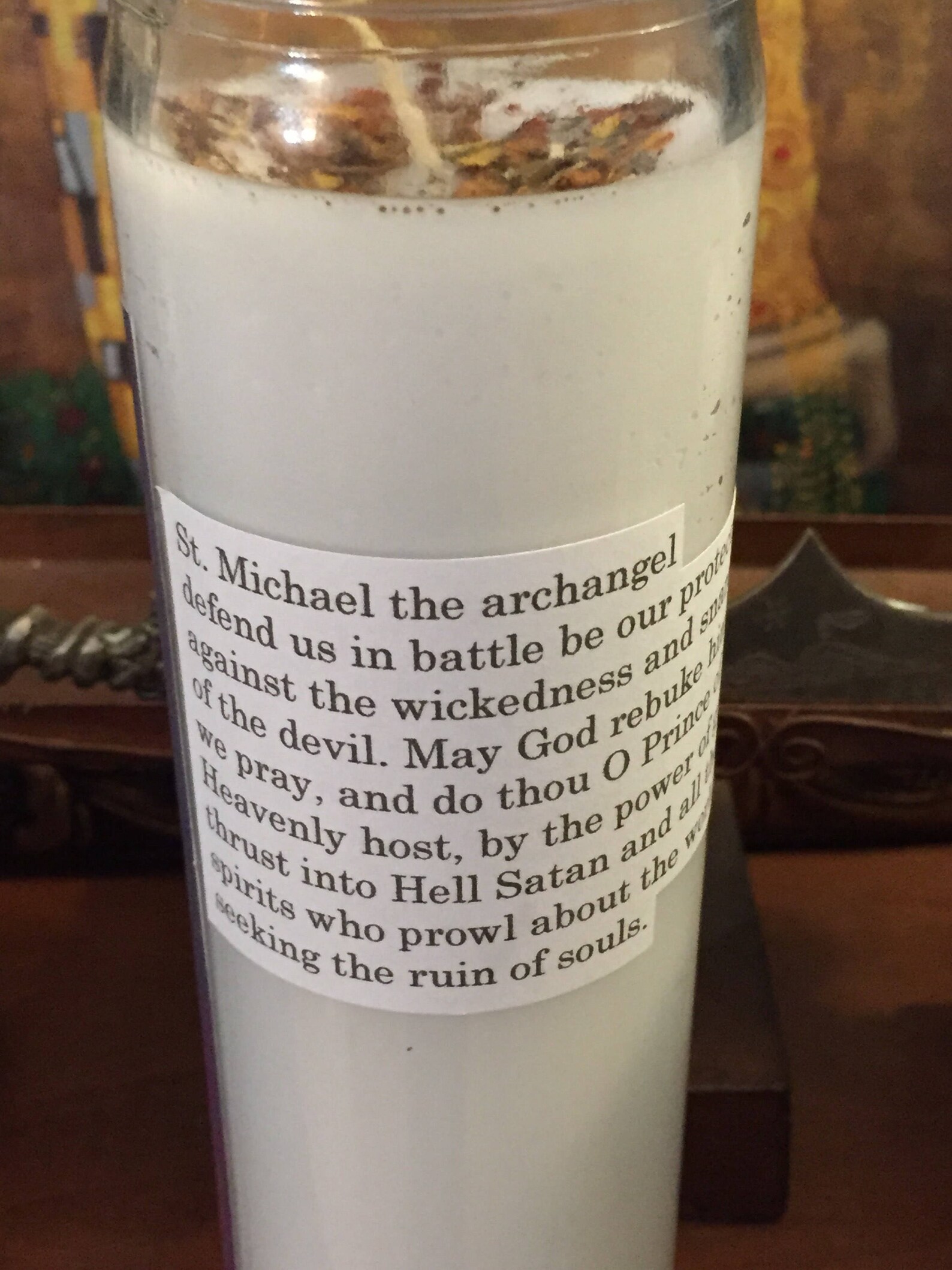 St Michael III 7 day novena candle Etsy