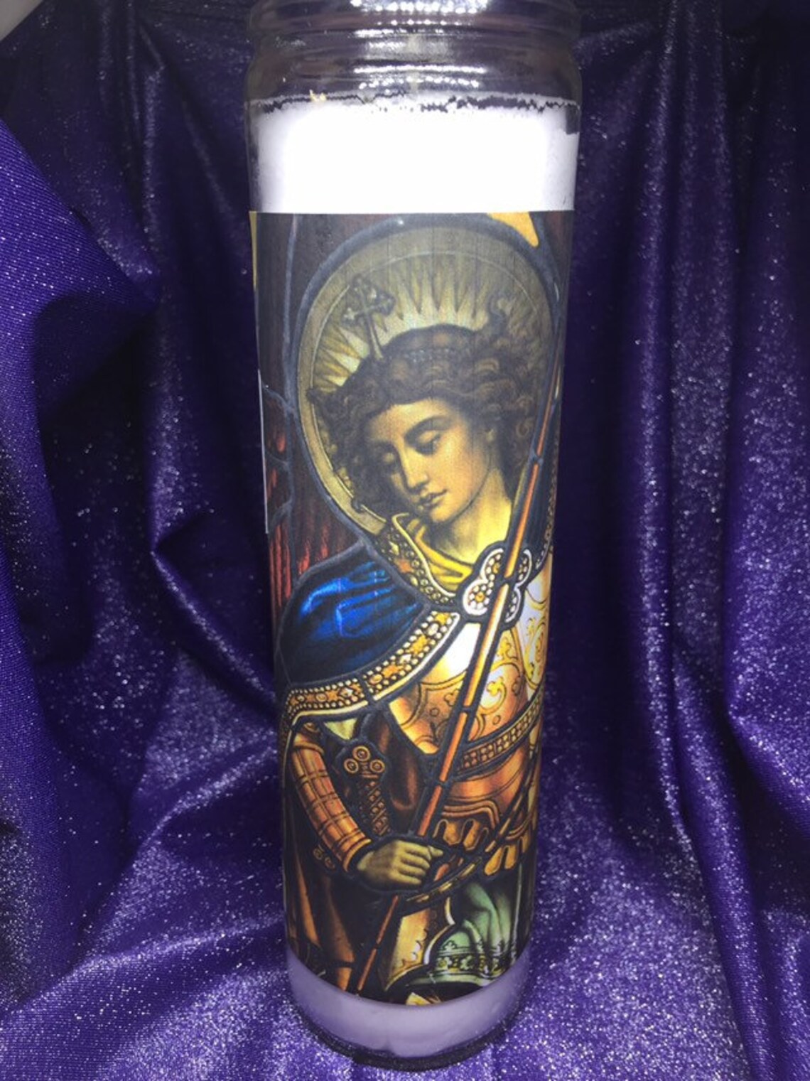 St Michael II Novena Candle Etsy UK