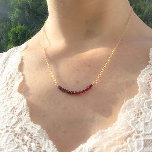layering birthstone necklace, simple birthstone necklace, delicate gold birthstone necklace, mother&#39;s birthstone necklace, 14 kt gold fill