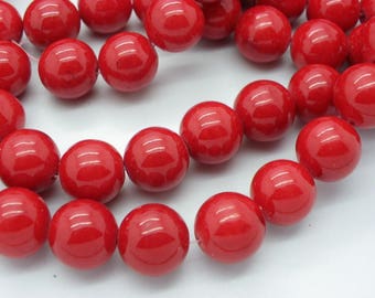 15 12 mm red jade from the Persian tomato red jade