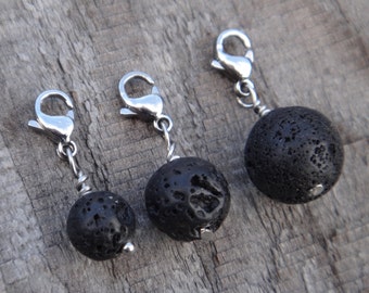 Diffuseur d'huile essentielles. Pierres de lave Aromathérapie. Pierre volcanique, acier inoxydable. Transformez vos bijoux collier Bracelet