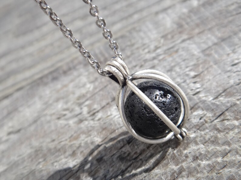 Diffuser Necklace. Lava Bead Aromatherapy. Healing Necklace. Etsy