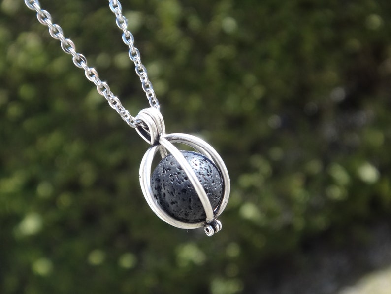 Diffuser Necklace. Lava Bead Aromatherapy. Healing Necklace. Etsy