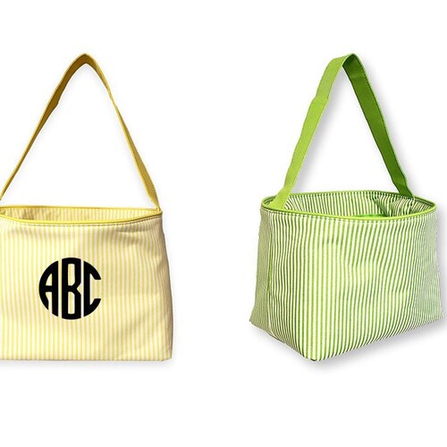 Personalized Easter Basket Tote Bag Easter Decorations Etsy