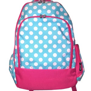 Polka Dot Back to School Backpack
