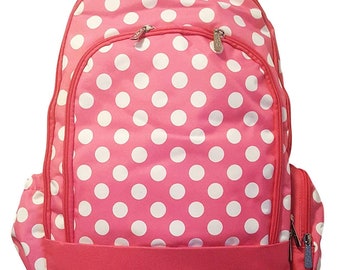 Polka Dot Back to School Backpack