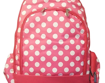 Polka Dot Back to School Backpack