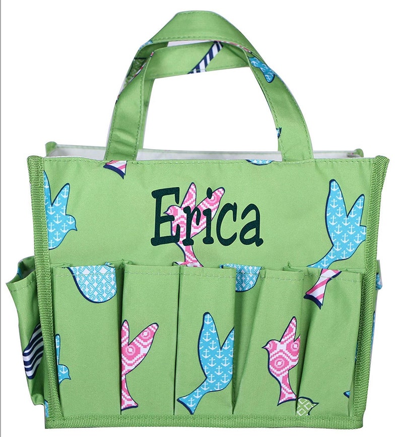 Small Fashion Organizing Tote Bag 12 Outside Pockets Etsy