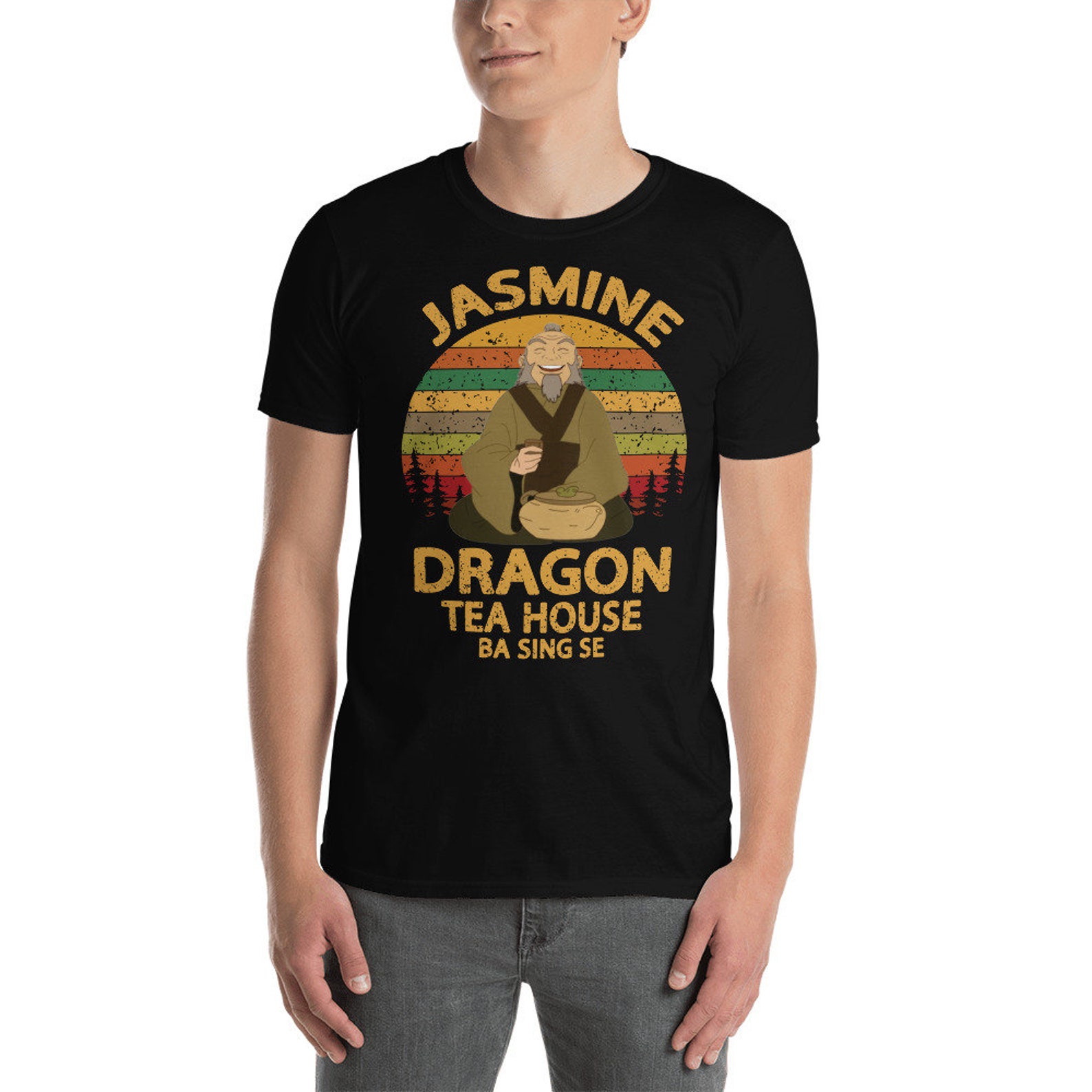 Jasmine Dragon Tea House Ba Sing Se Vintage Shirt Iroh Uncle Etsy